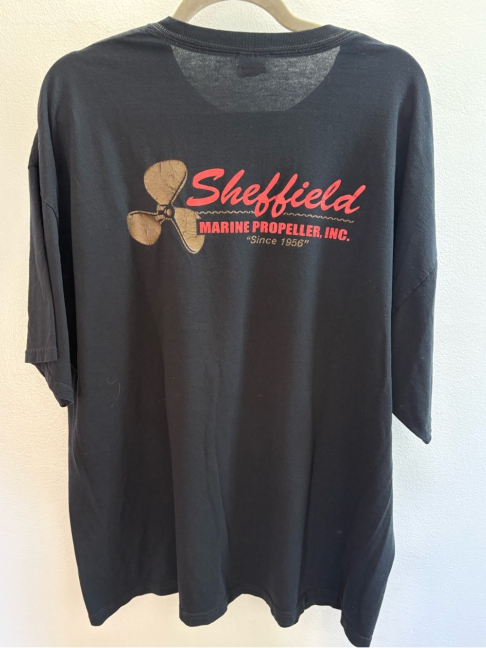 Sheffield Marine Propeller Black T-shirt 2XL